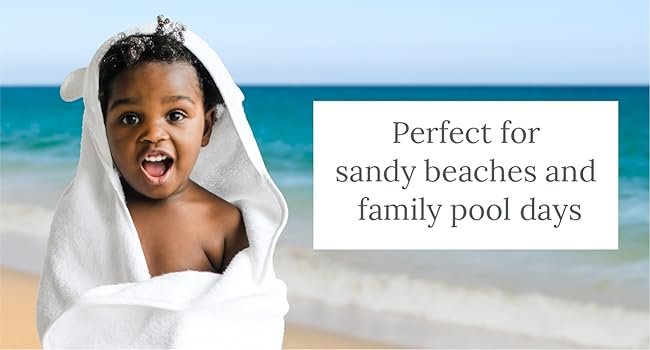 Perfect for sandy beaches and family pool days