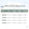 Baby Sleep Sack 0-6 Months Wearable Blanket for Babies 100% Cotton 2-Way Zipper TOG 0.5 Toddler Sleeping Sack 3 Pack, Sleep Sacks