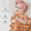 Muslin Swaddle Blankets, Swaddle Blanket for Baby Boys and Girls, 4-Pack Breathable and Skin-Friendly Baby Receiving Blankets Swaddle Wrap, Baby Essentials, Registry & Gift, 47 x 47 inches