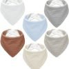 712FjB5Zb_L._AC_SL1500 Muslin Baby Bibs,Baby Bandana Drool Bibs 100% Cotton for Baby Boy Girl,Solid Colors Bib for Drooling Teething