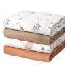 Muslin Swaddle Blankets, Swaddle Blanket for Baby Boys and Girls, 4-Pack Breathable and Skin-Friendly Baby Receiving Blankets Swaddle Wrap, Baby Essentials, Registry & Gift, 47 x 47 inches