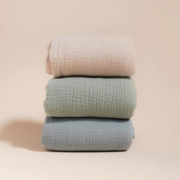 3 Pack Muslin Swaddle Blankets for Unisex, Newborn Receiving Blanket, Large 47 x 47 inches, Soft Breathable Muslin Baby Swaddles for Boys & Girls