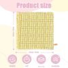Baby Washcloths - Natural Cotton Baby Wipes - Soft Newborn Face Towel and Washcloth for Sensitive Skin, Registry as Shower, 5 Pack 12x12 inches