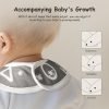 6 Pack Organic Baby Bibs for Unisex Boys Girls, Teething Baby Bib, Soft Cotton Baby Drool Bibs