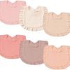 Muslin Baby Bibs for Baby Girls, Muslin Bibs Drool Bandana Bibs