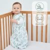 Baby Sleep Sack 0-6 Months Wearable Blanket for Babies 100% Cotton 2-Way Zipper TOG 0.5 Toddler Sleeping Sack 3 Pack, Sleep Sacks