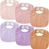Muslin Baby Bibs for Unisex Boys Girls, Soft Cotton Baby Drool Bibs, Drooling and Teething Bibs for Infant, Newborn