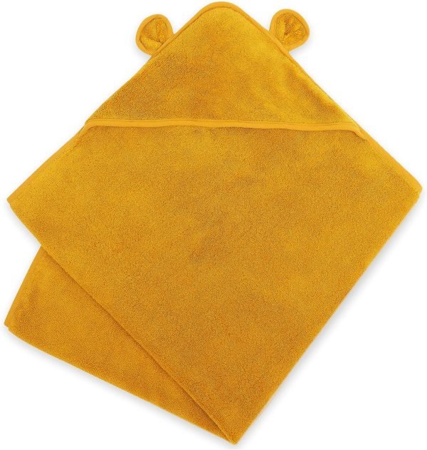 Premium Hooded Baby Bath Towel - Hooded Baby Towels Made with Organic Cotton from Turkey, Newborn Baby Towel with Hood, Ultra Soft Baby Towels, Hooded Baby Towels Girl, Boy, Baby Essentials