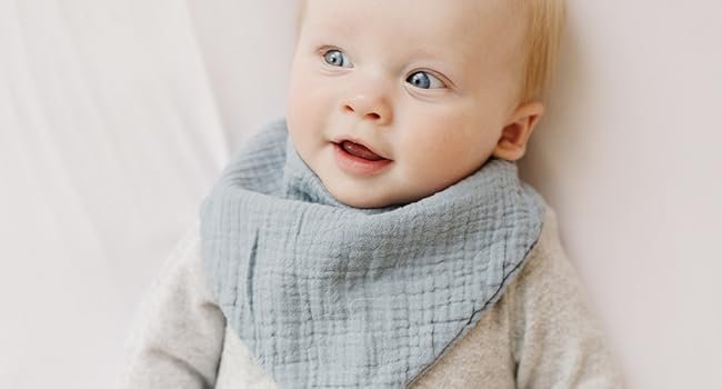 muslin baby bibs
