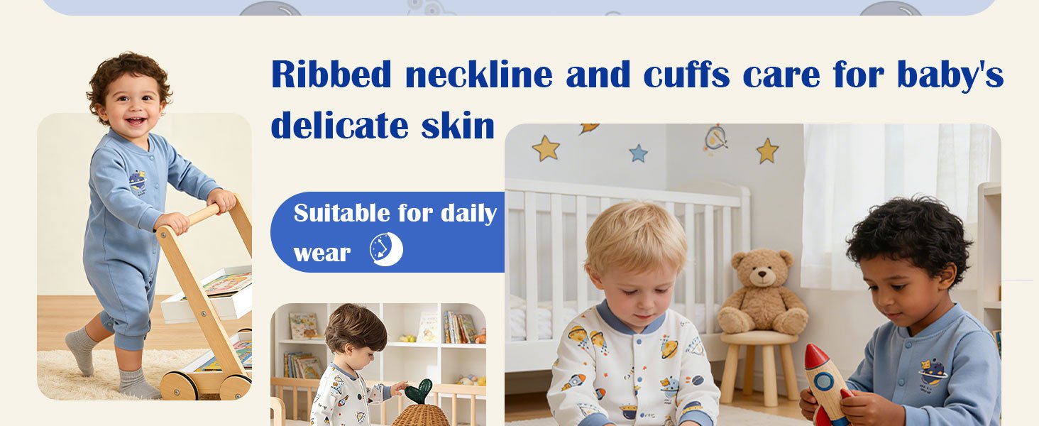 Newborn Baby Boys 2 Pack Cotton Romper Outfits